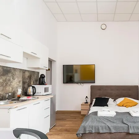 Jacuzzi Jm Wawelofts Lägenhet Kraków