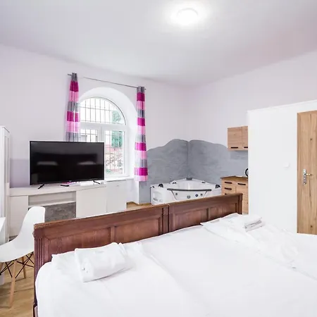 Jacuzzi Jm Wawelofts شقة كراكوفيا